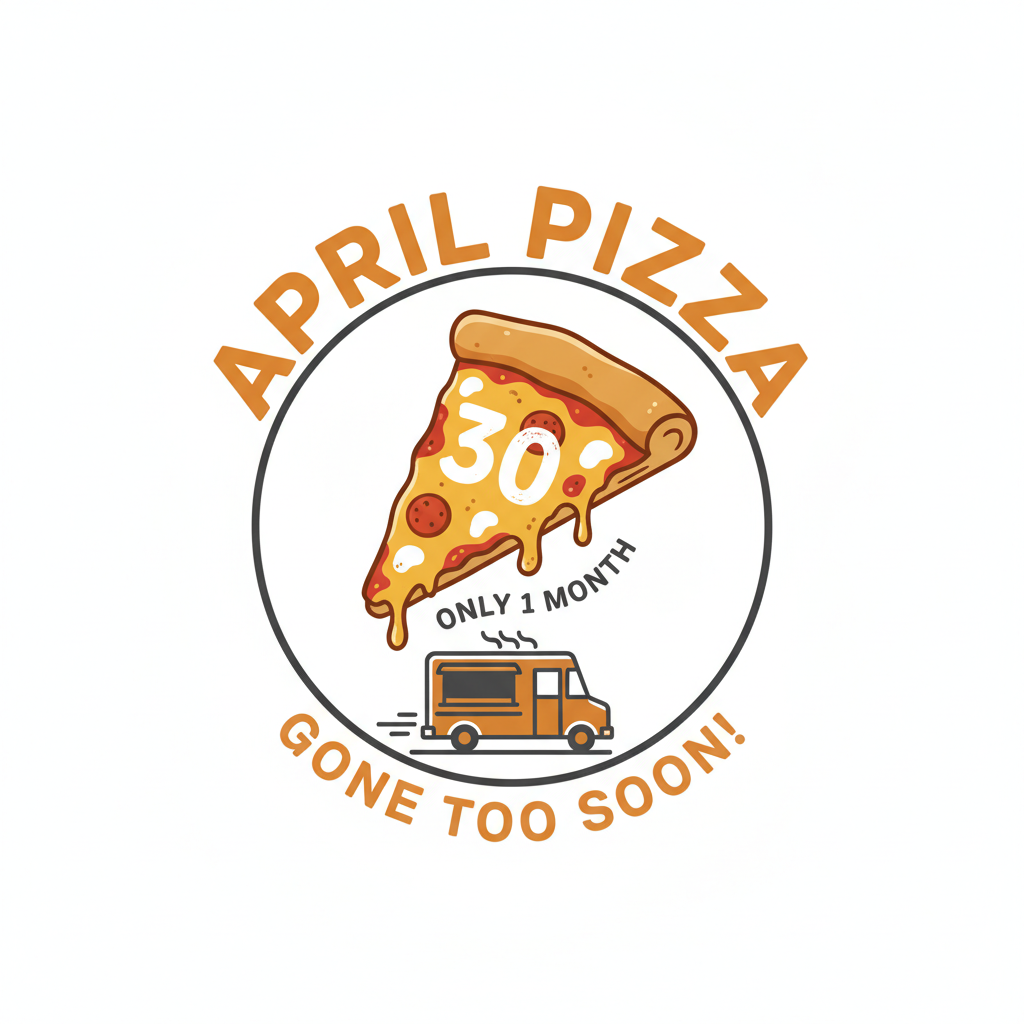 April Pizza Logo
