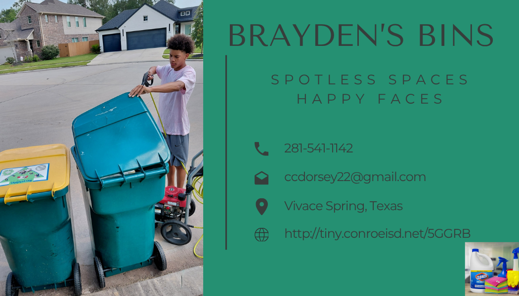 Brayden's Bins logo for professional trash bin cleaning
